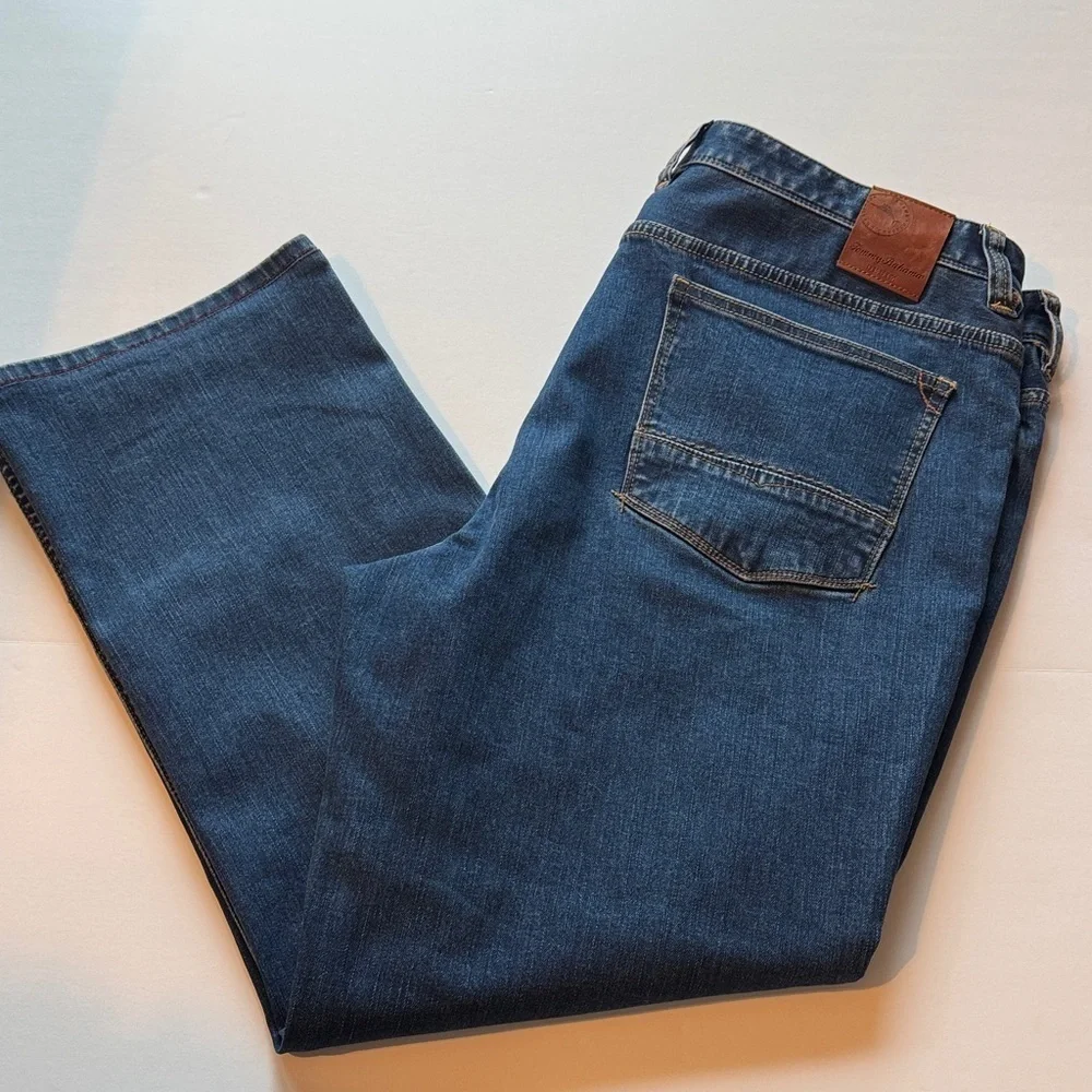 Tommy Bahama Men’s Authentic Premium Denim Deep Blue Straight Jeans